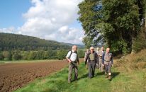 Wandergruppe auf dem Weserberglandweg.JPG