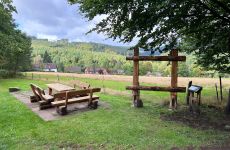 Sichtfenster und Pulttafel bei Fohlenplacken.